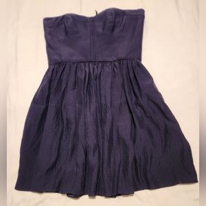 Rebecca taylor corset dress. Sz 8. Navy.